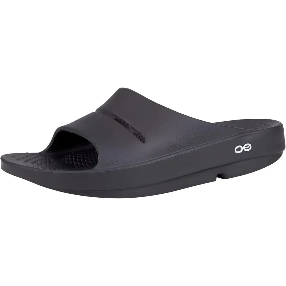 NWT! OOFOS OOahh Slide, Black‎ - Men’s Size 5, Women’s Size 7